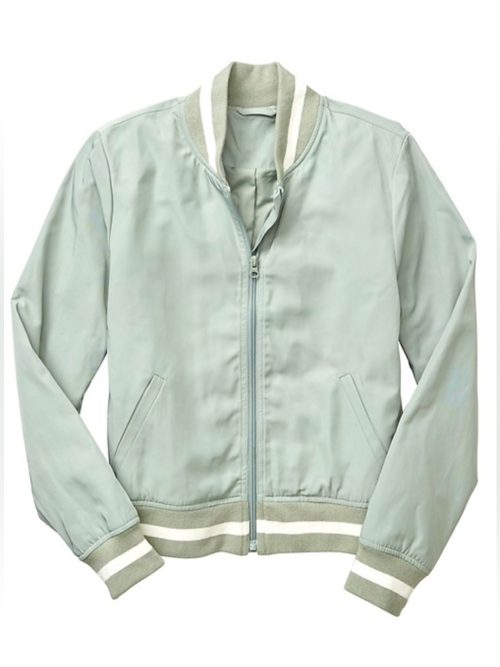 Gap Sage Green Lightweight Bomber Jacket – Women’s M